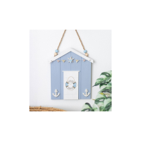 Blue Life Ring Beach Hut Hanging Decoration